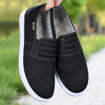 Mens Fashion Suede Skateboard Shoes - Comfy Non-Slip, Breathable Fabric Lining, Durable PVC Sole, Round Toe, Minimalist Design for Casual Outdoor Activities All Year Round