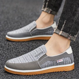 Canvas shoes for men in summer old Beijing cloth shoes for men breathable board shoes for men one foot for work middle-aged and elderly dad casual oversized shoes