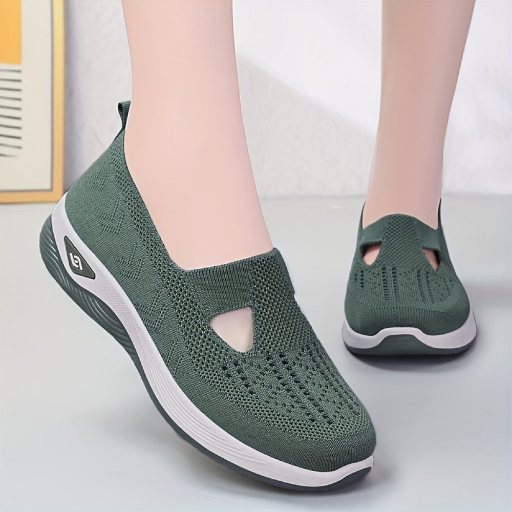 UltraSoft Breeze Mesh Shoes - Lightweight, Breathable, Comfortable, Slip-Resistant, Soft Sole, Perfect for Elderly, Moms, Outdoor Walking, Spring and Summer Activities, Casual Wear