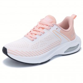 Womens Air Cushion Comfort Shoes - Breathable, Non-Slip, Lightweight Fabric Upper, PU and TPR Outsole, Ideal for Running, Tennis, Gym, Walking and All-Season Activities