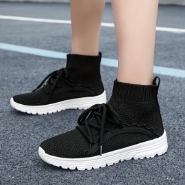 Women's Fashion Sock Sneakers, Breathable Casual Walking Shoes, Lightweight And Versatile Sports Shoes