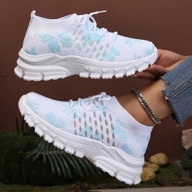 Lightweight Breathable Women's Athletic Sneakers, Mesh Upper, Comfortable Walking Shoes, Casual Sport Style, Outdoor Running Gear, Non-Slip Sole