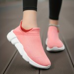 Breathable Mesh Running Shoes for Women - Soft and Comfortable Sock Sneakers with Non-Slip Soles