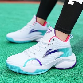 Women's Breathable Basketball Shoes, Fashion Comfortable Sports Shoes Casual Sneakers