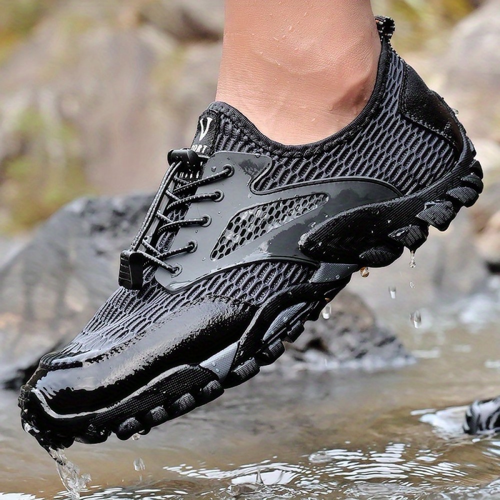 Popular trendy plus size river tracing shoes outdoor shoes mountaineering casual shoes men's shoes quick-drying shoes fast tie tide shoes 42 size 43