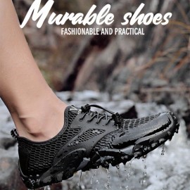 Popular trendy plus size river tracing shoes outdoor shoes mountaineering casual shoes men's shoes quick-drying shoes fast tie tide shoes 42 size 43