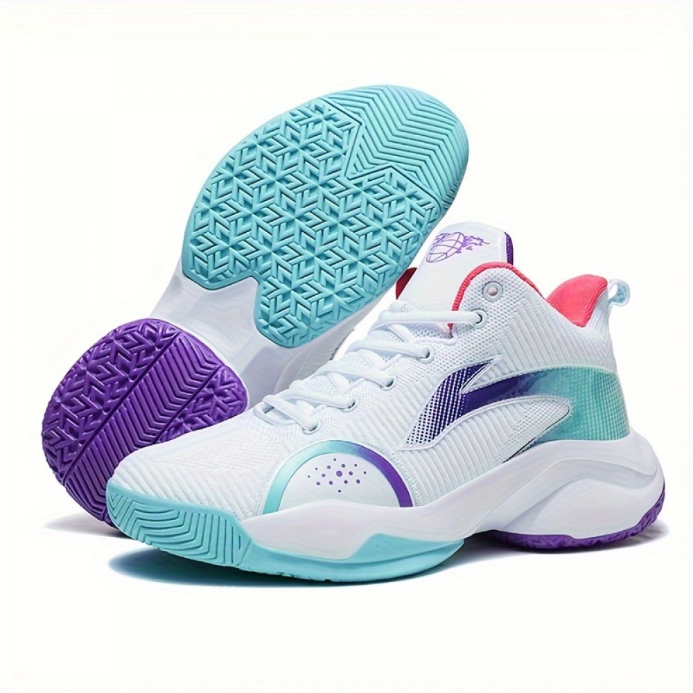 Women's Breathable Basketball Shoes, Fashion Comfortable Sports Shoes Casual Sneakers