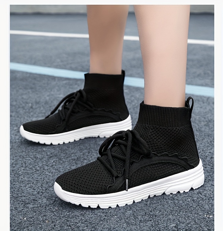 fashion sock sneakers women s breathable casual walking details 3