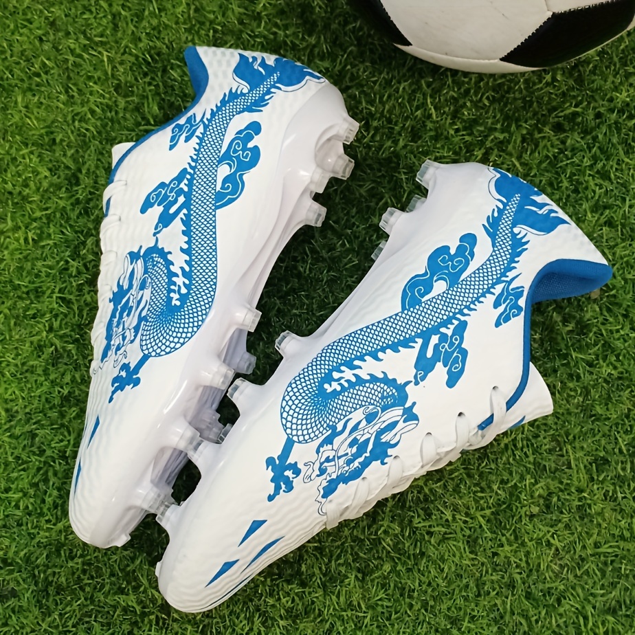 breathable soccer cleats pu leather with chinese   professional anti slip shoes lightweight outdoor football boots for college students details 3