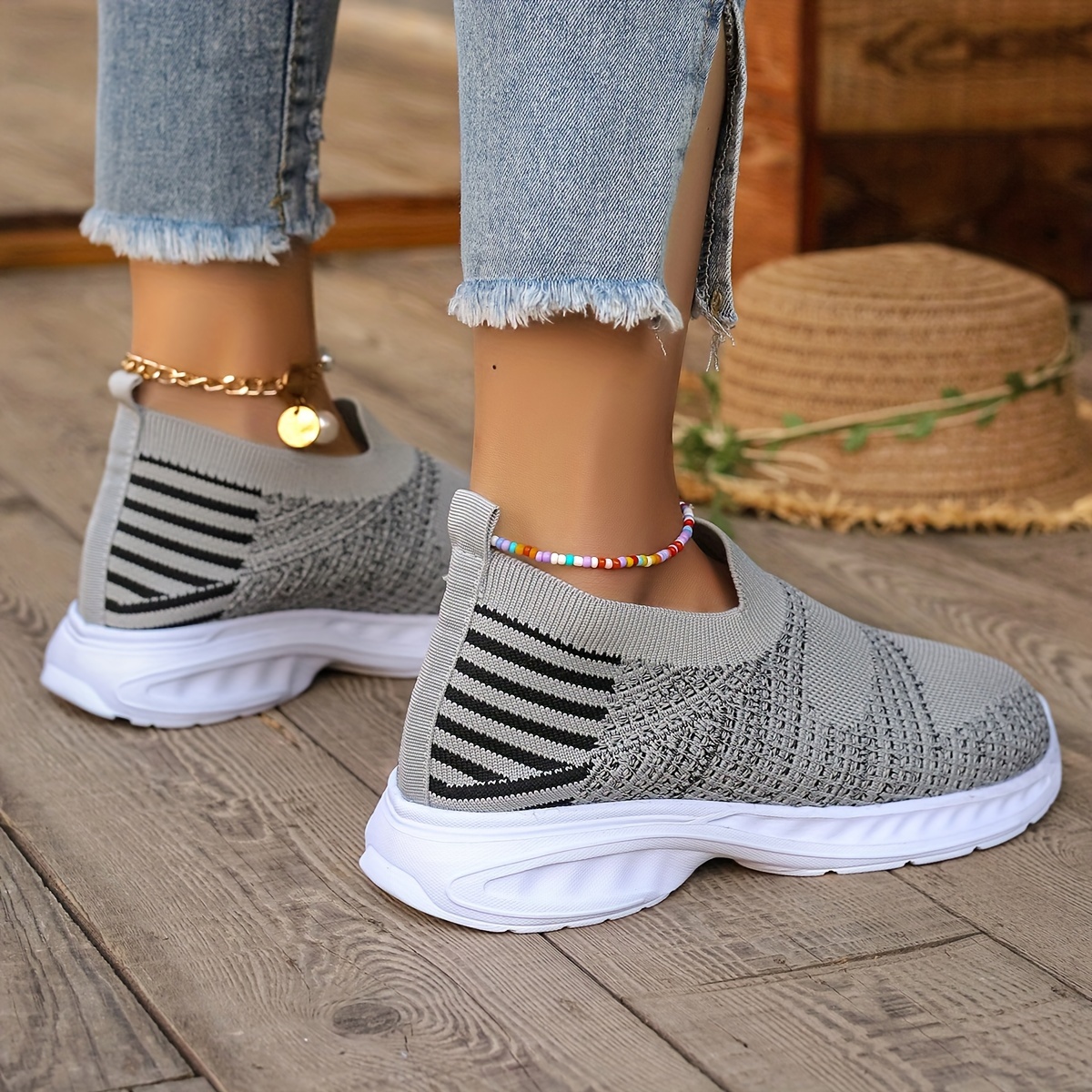 breathable fashion sneakers women s outdoor casual walking details 7