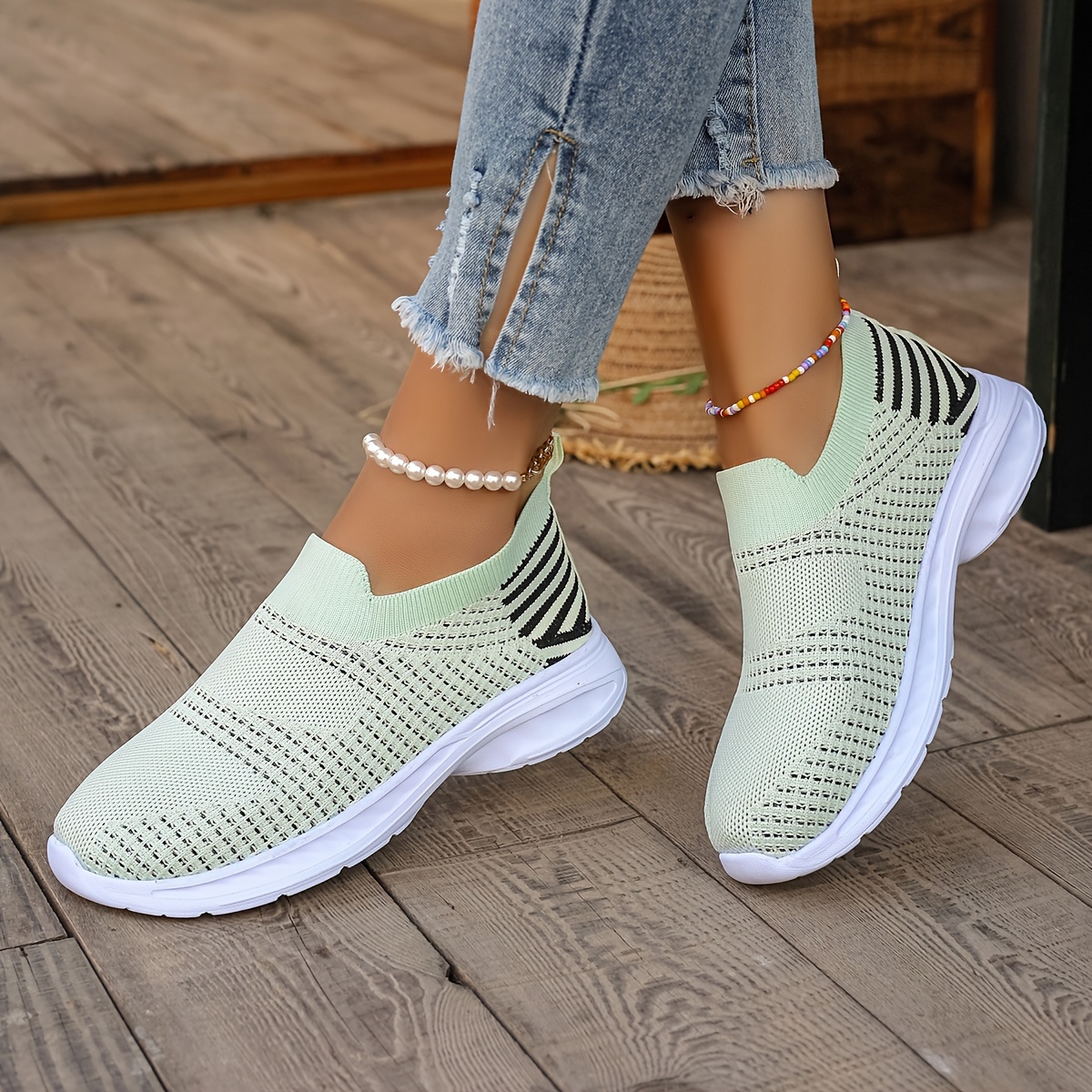 breathable fashion sneakers women s outdoor casual walking details 8