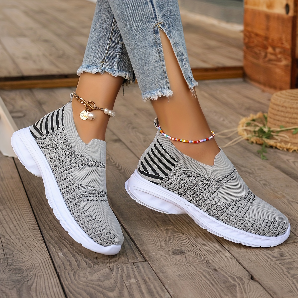 breathable fashion sneakers women s outdoor casual walking details 9