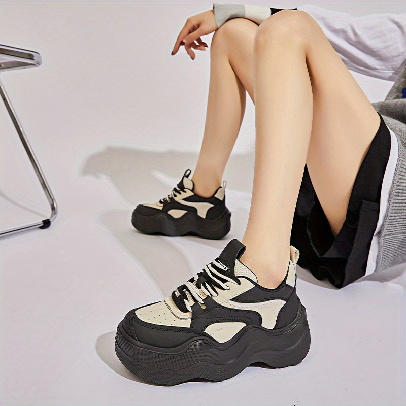 non slip wave soled chunky sneakers women s fashion details 6