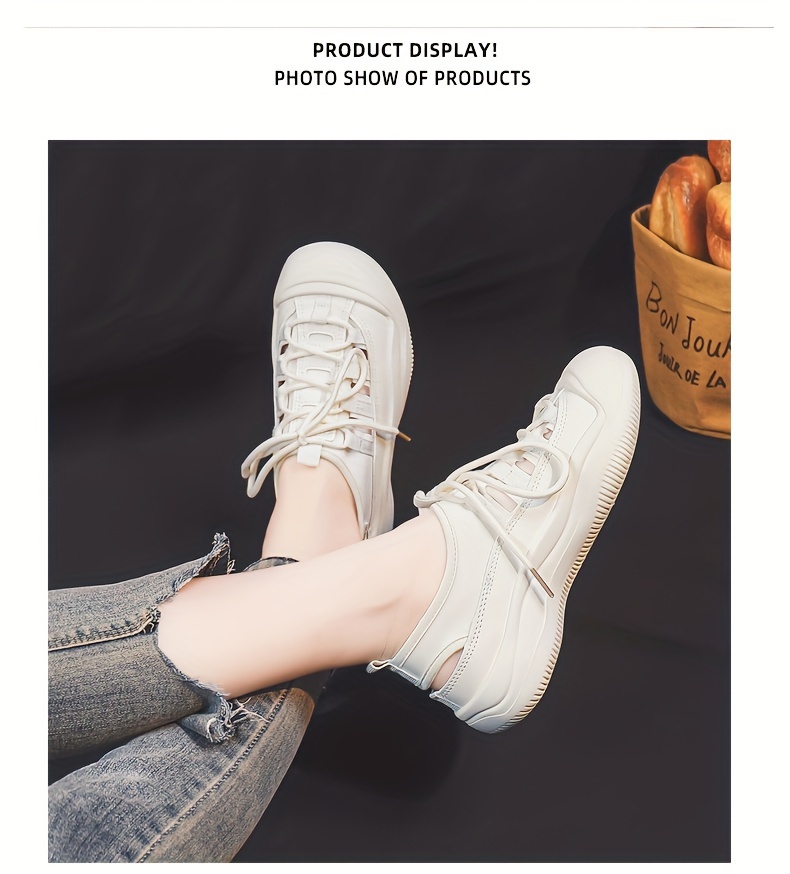 Women s Hollow Sneakers Summer Student Casual Shoes Flat details 6