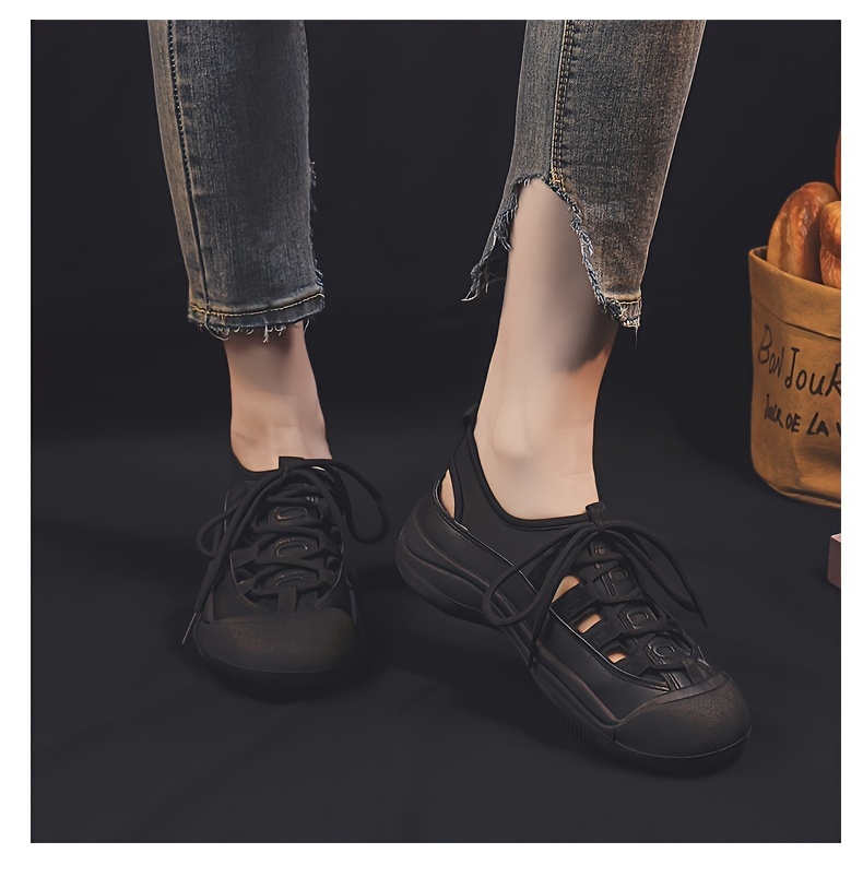 Women s Hollow Sneakers Summer Student Casual Shoes Flat details 11