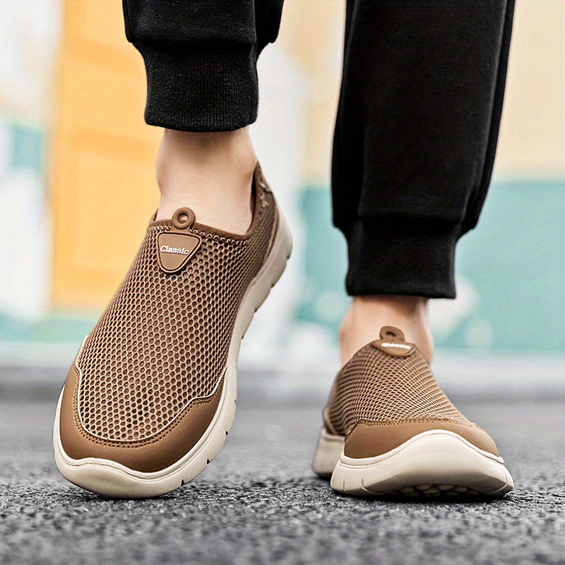 Unisex Casual Slip-On Sport Walking Shoes, Breathable Mesh, Lightweight Sneakers, Comfortable Outdoor Footwear details 7