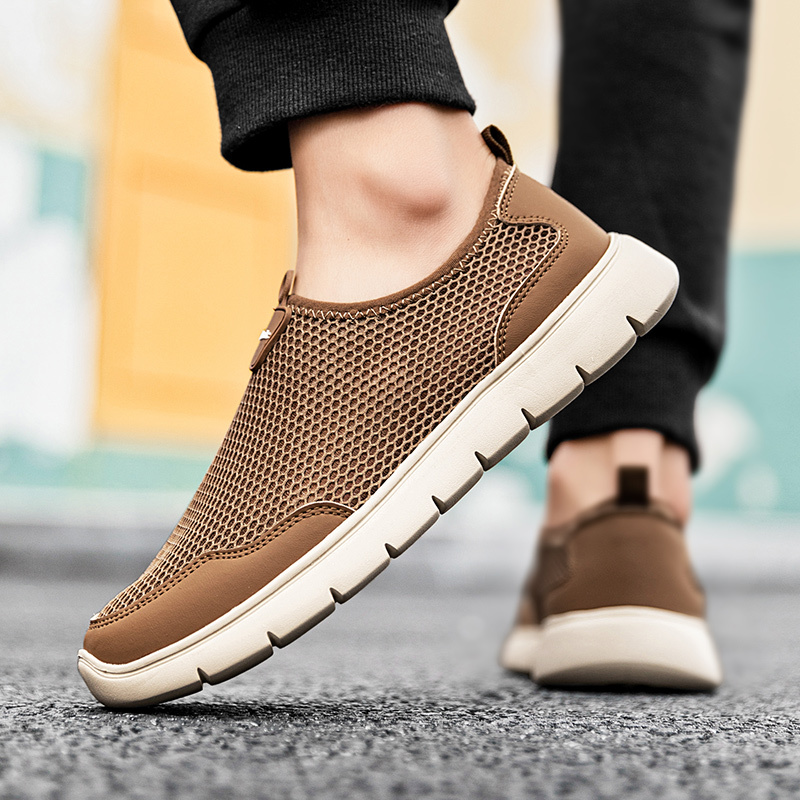 Unisex Casual Slip-On Sport Walking Shoes, Breathable Mesh, Lightweight Sneakers, Comfortable Outdoor Footwear details 8