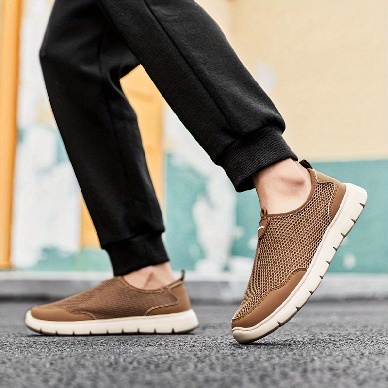 Unisex Casual Slip-On Sport Walking Shoes, Breathable Mesh, Lightweight Sneakers, Comfortable Outdoor Footwear details 9