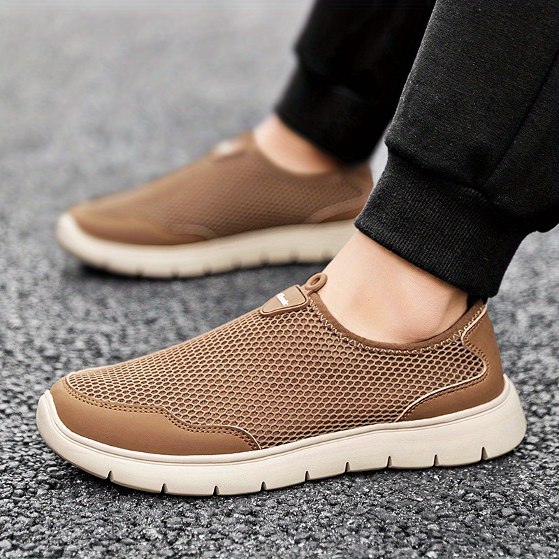 Unisex Casual Slip-On Sport Walking Shoes, Breathable Mesh, Lightweight Sneakers, Comfortable Outdoor Footwear details 10