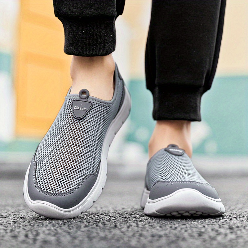 Unisex Casual Slip-On Sport Walking Shoes, Breathable Mesh, Lightweight Sneakers, Comfortable Outdoor Footwear details 13