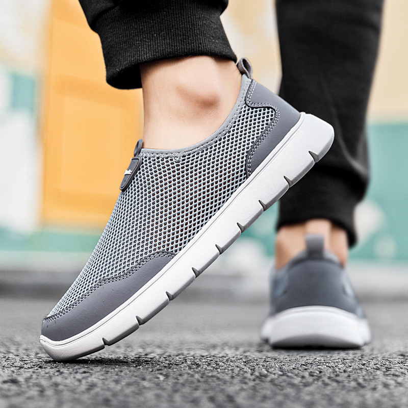 Unisex Casual Slip-On Sport Walking Shoes, Breathable Mesh, Lightweight Sneakers, Comfortable Outdoor Footwear details 15