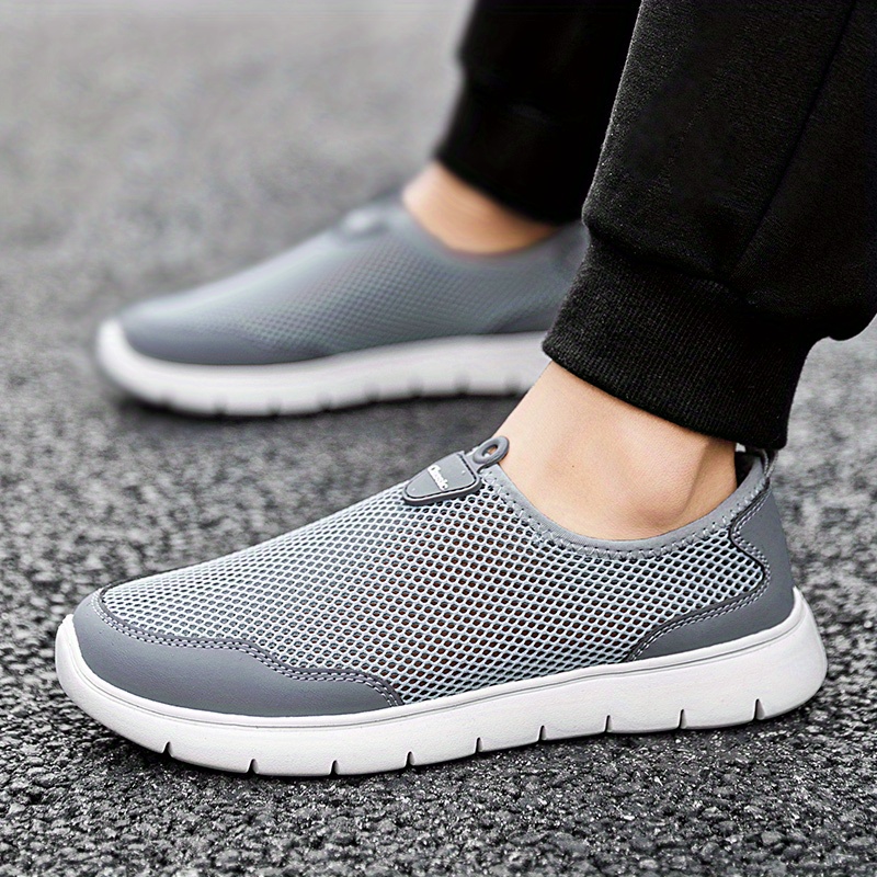 Unisex Casual Slip-On Sport Walking Shoes, Breathable Mesh, Lightweight Sneakers, Comfortable Outdoor Footwear details 16