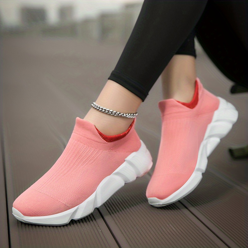 Breathable Mesh Running Shoes Women Soft Comfortable Sock details 2