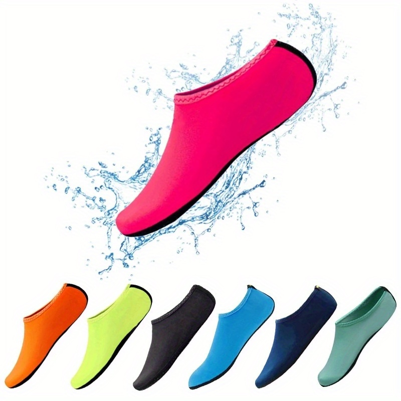 unisex trendy multiple colors quick dry water socks comfy non slip for mens yoga fitness training swimming surfing details 1