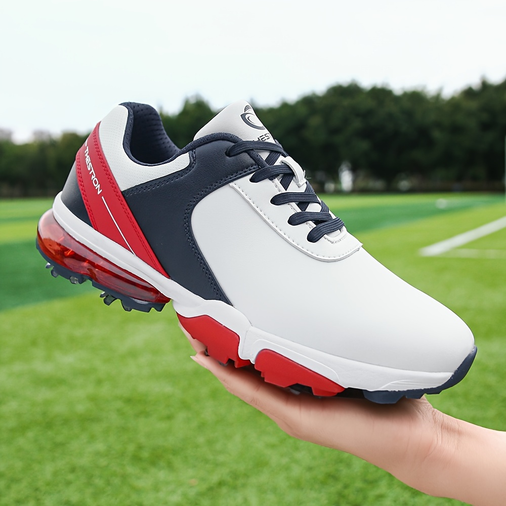 Mens Golf Shoes Professional Spikes And Cleats Waterproof Golf Training Sneakers Outdoor All Seasons Free Shipping On Items Shipped From Temu Temu details 0