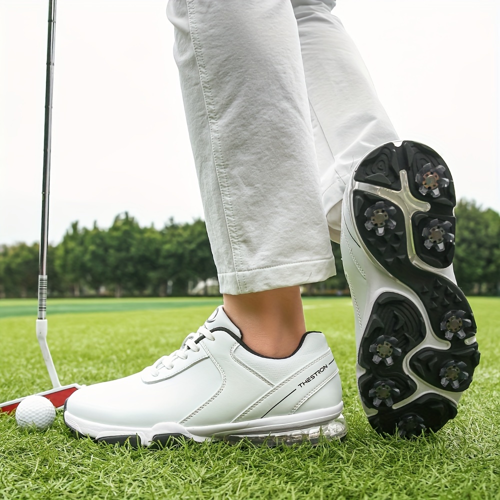 Mens Golf Shoes Professional Spikes And Cleats Waterproof Golf Training Sneakers Outdoor All Seasons Free Shipping On Items Shipped From Temu Temu details 11