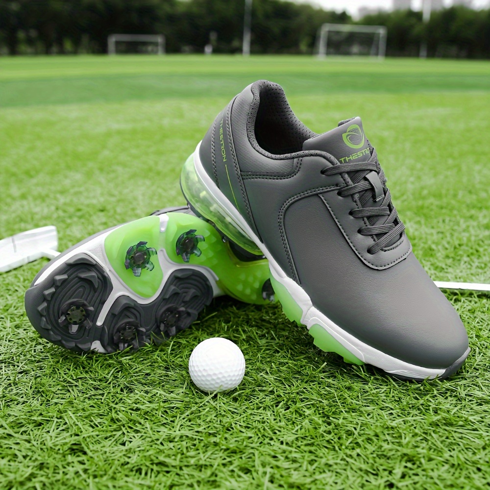 Mens Golf Shoes Professional Spikes And Cleats Waterproof Golf Training Sneakers Outdoor All Seasons Free Shipping On Items Shipped From Temu Temu details 14