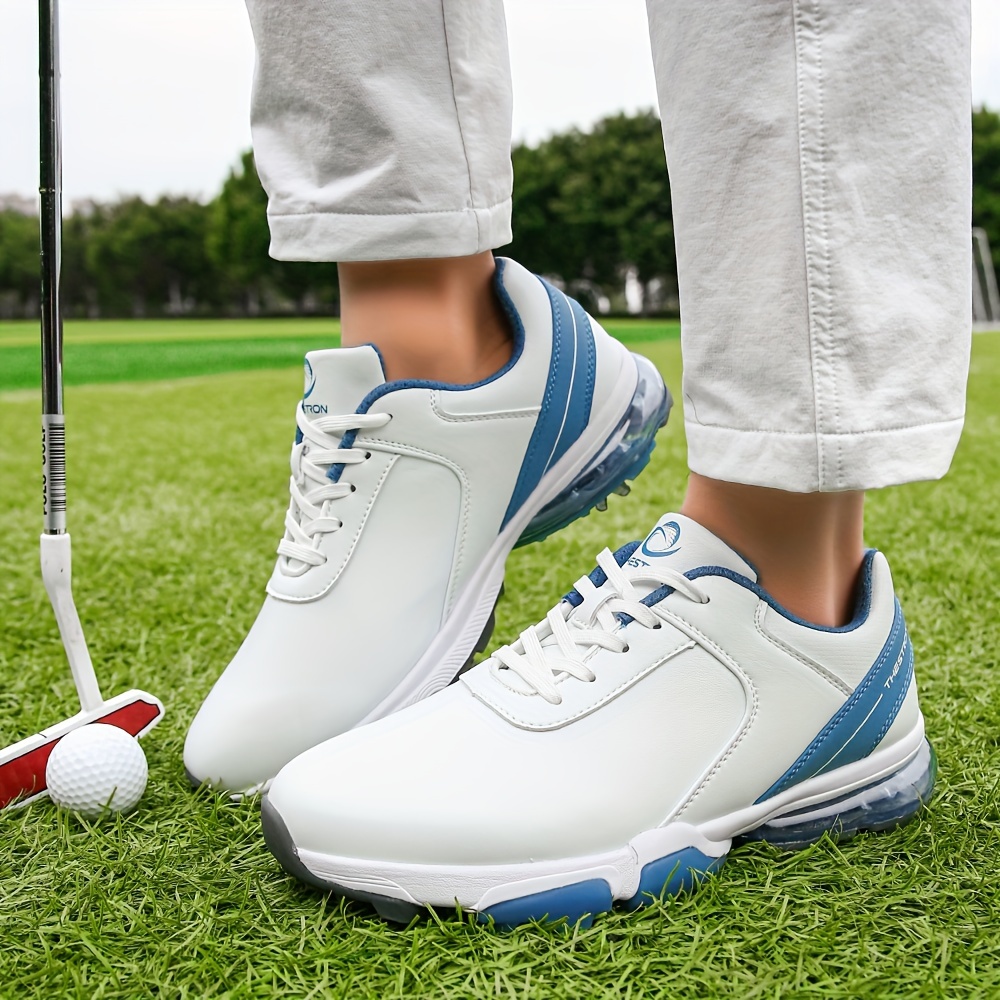 Mens Golf Shoes Professional Spikes And Cleats Waterproof Golf Training Sneakers Outdoor All Seasons Free Shipping On Items Shipped From Temu Temu details 22