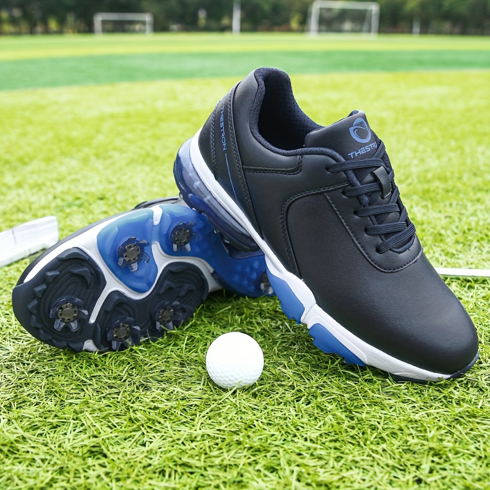 Mens Golf Shoes Professional Spikes And Cleats Waterproof Golf Training Sneakers Outdoor All Seasons Free Shipping On Items Shipped From Temu Temu details 24