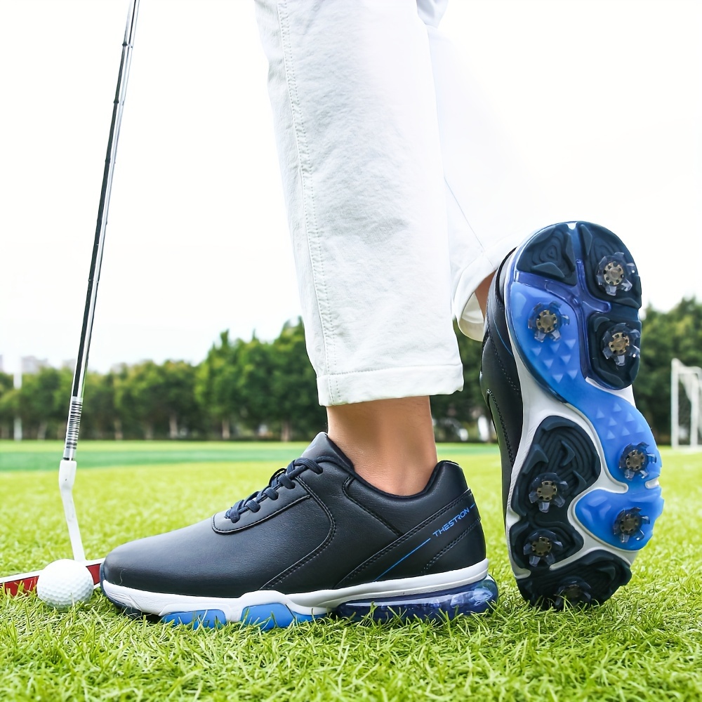 Mens Golf Shoes Professional Spikes And Cleats Waterproof Golf Training Sneakers Outdoor All Seasons Free Shipping On Items Shipped From Temu Temu details 27