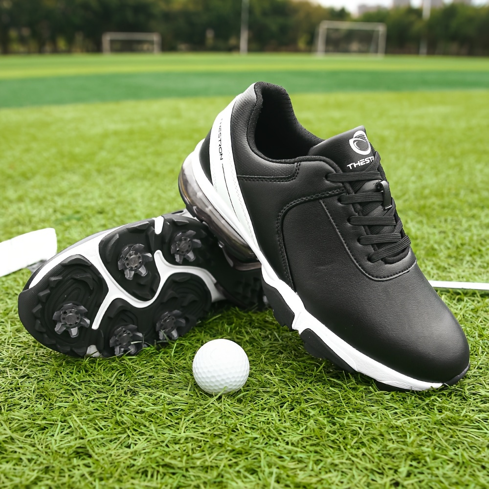 Mens Golf Shoes Professional Spikes And Cleats Waterproof Golf Training Sneakers Outdoor All Seasons Free Shipping On Items Shipped From Temu Temu details 28