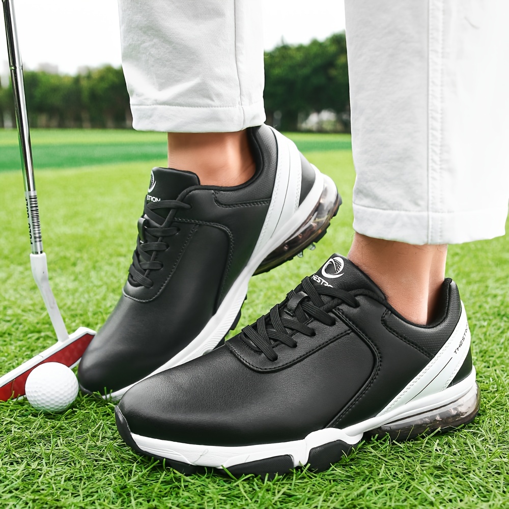 Mens Golf Shoes Professional Spikes And Cleats Waterproof Golf Training Sneakers Outdoor All Seasons Free Shipping On Items Shipped From Temu Temu details 33