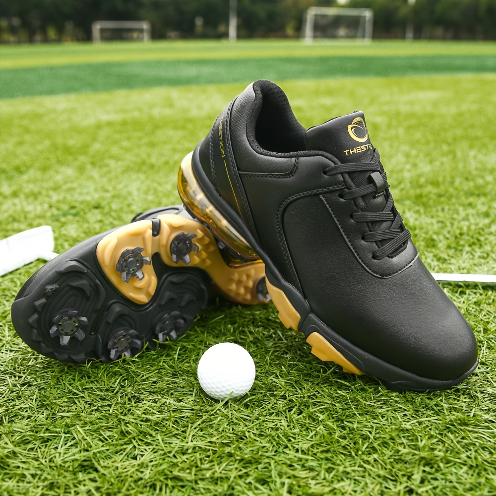 Mens Golf Shoes Professional Spikes And Cleats Waterproof Golf Training Sneakers Outdoor All Seasons Free Shipping On Items Shipped From Temu Temu details 35