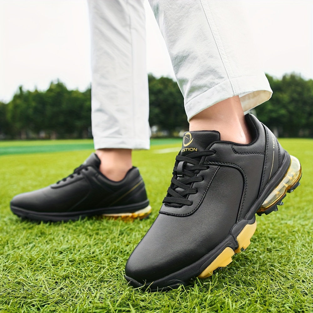 Mens Golf Shoes Professional Spikes And Cleats Waterproof Golf Training Sneakers Outdoor All Seasons Free Shipping On Items Shipped From Temu Temu details 37