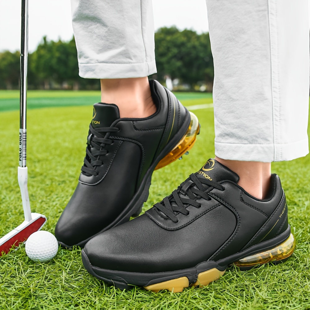 Mens Golf Shoes Professional Spikes And Cleats Waterproof Golf Training Sneakers Outdoor All Seasons Free Shipping On Items Shipped From Temu Temu details 38