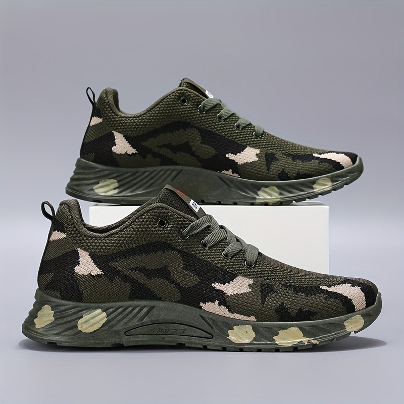 Camouflage Running Shoes Men Comfy Breathable Wear resistant details 6