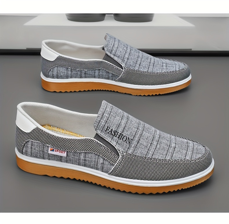 Canvas Shoes For Men In Summer   Cloth Shoes For Men Breathable Board Shoes For Men One Foot For Work Middle Aged And Elderly Dad Casual Oversized Shoes Don t Miss These Great Deals Temu details 10