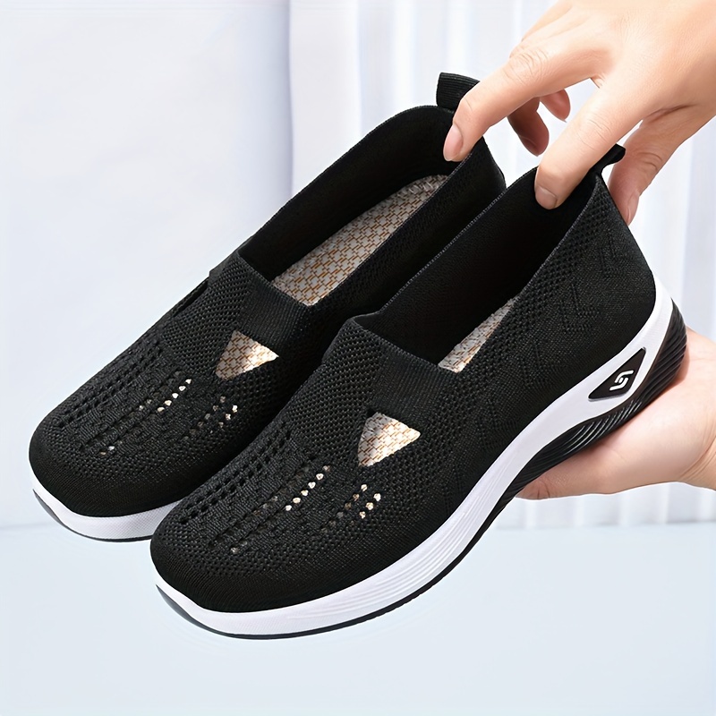 casual mesh shoes women s breathable comfort slip details 0