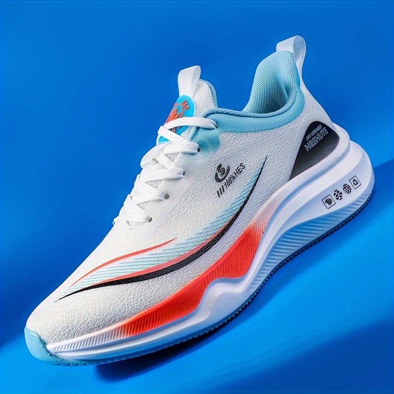 running shoes trendy lightweight shock absorption breathable details 2